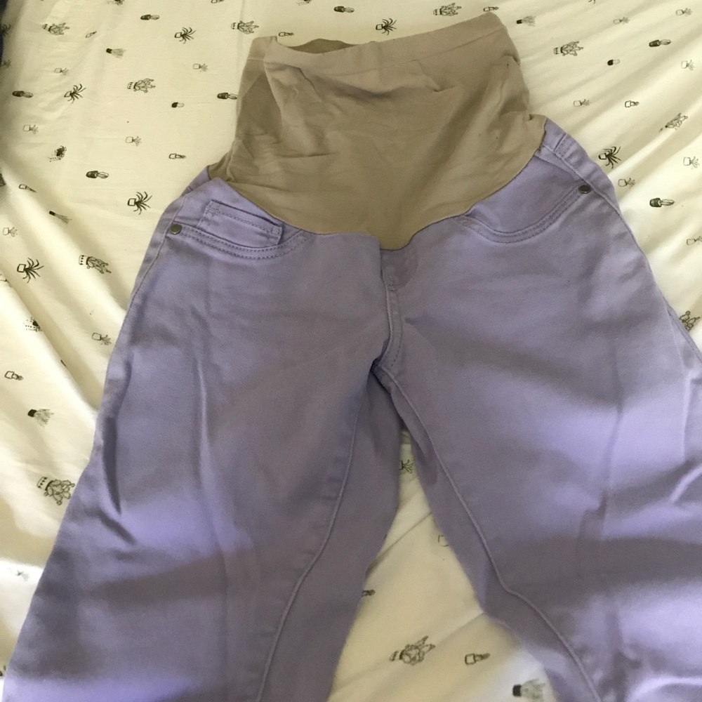 Motherhood Maternity Purple Jeans