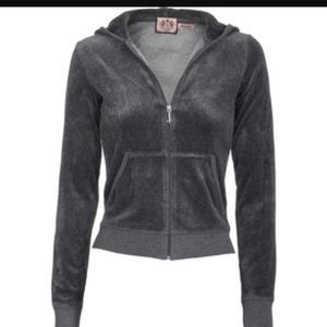 Grey juicy couture zip up hoodie