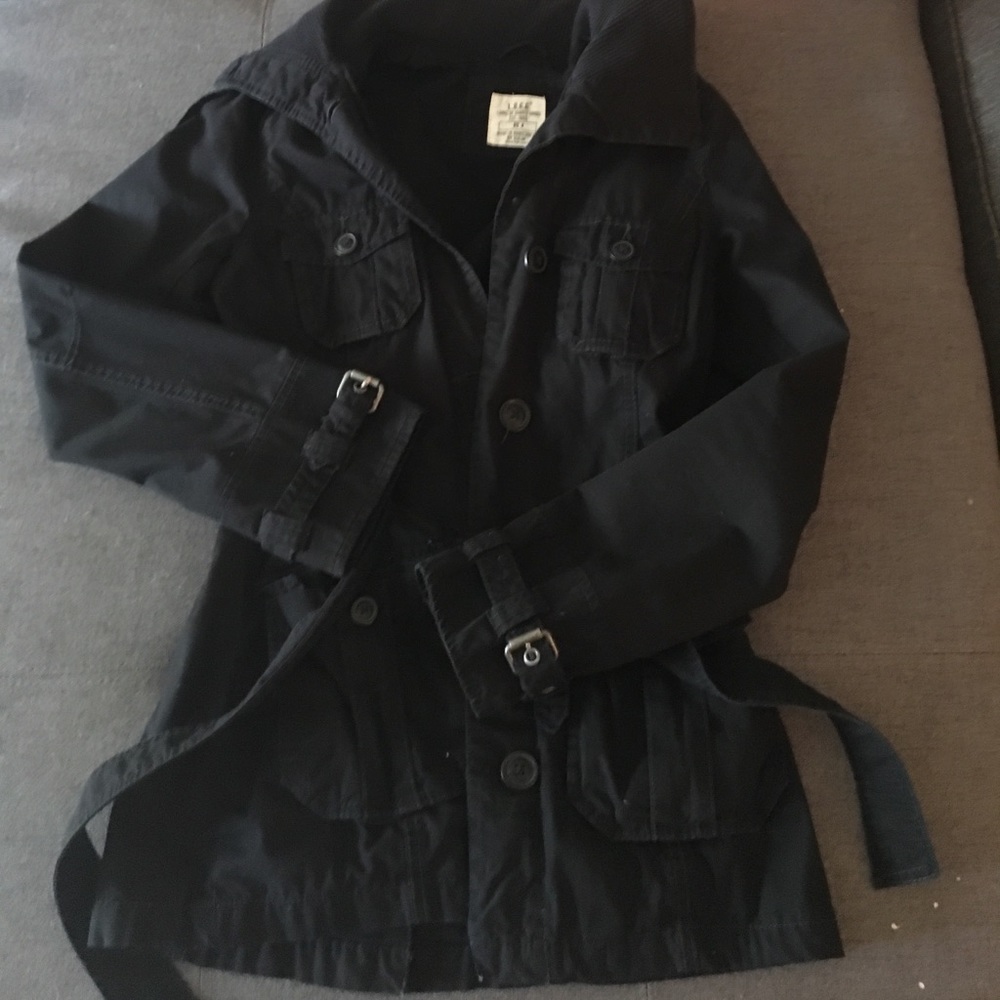 H&M black jacket size 4