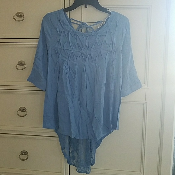 🩵 Gorgeous Boho High Low Top - Picture 3 of 8