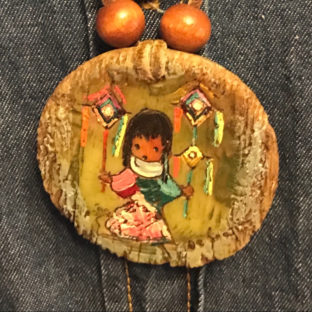 Pendant necklace by Ettore "Ted" DeGrazia 1970's