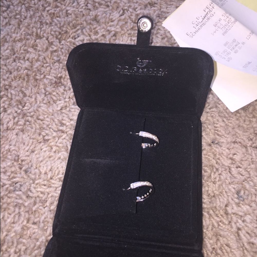 Diamond Hoop Earrings 1CTW C.D. Peacock