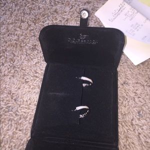 Diamond Hoop Earrings 1CTW C.D. Peacock