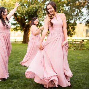 Azazie Chiffon Bridesmaid dress in Dusty Rose SALE