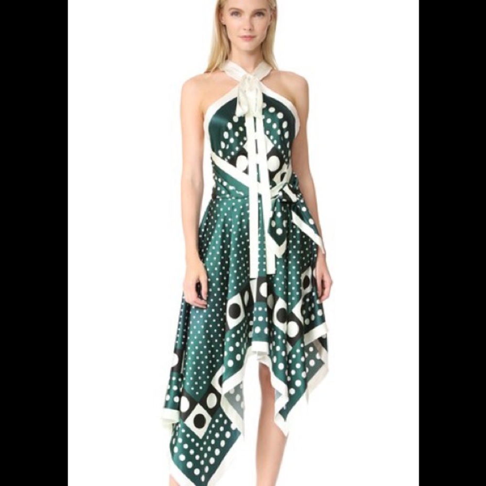 Monse Silk Dot Print Dress NWOT