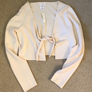 White House Black Market Tie Cardigan NWT