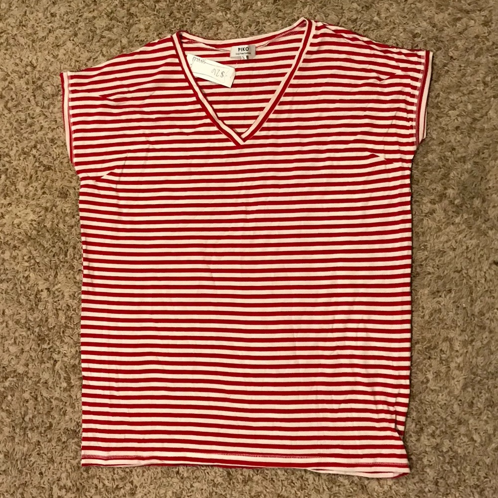 Red white striped piko Sz S