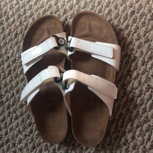 White Birki’s sandals
