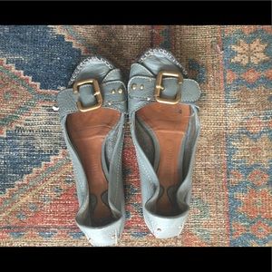 Chloe gray loafers in size 7