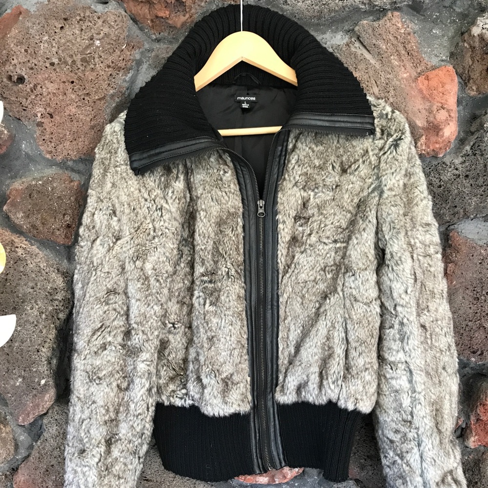 Vintage Faux Fur Bomber