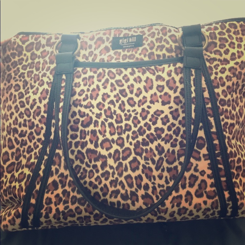 Gigi Hill Leopard Tote