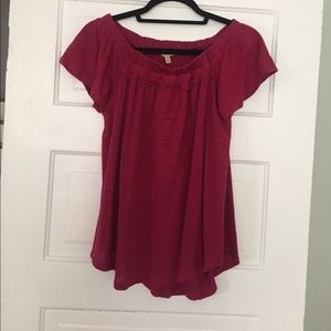 Off the shoulder top