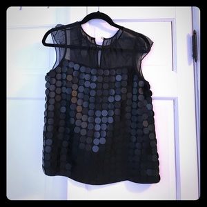 Club Monaco sequin top