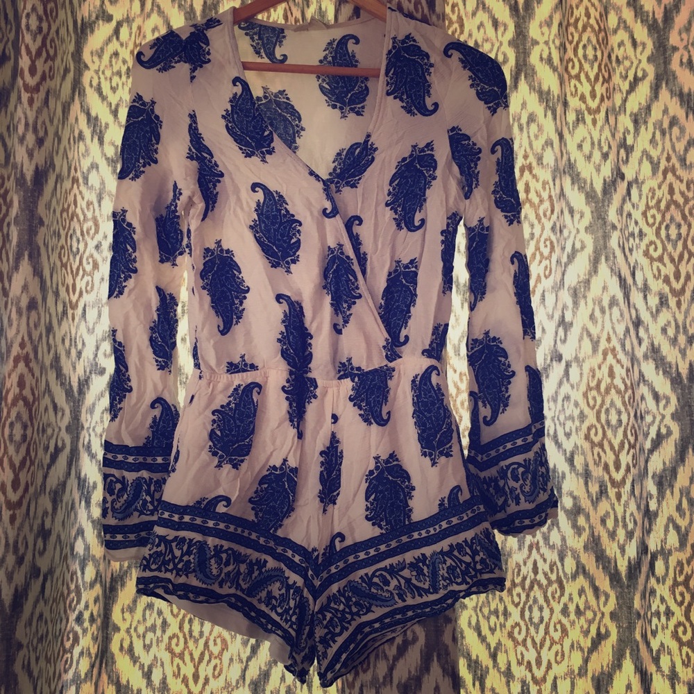 Boho paisley romper