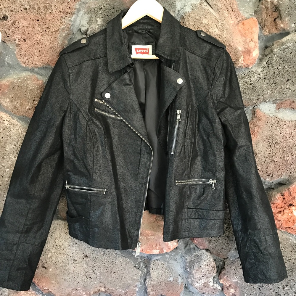 Levi's Leather Motorcycle Jacket