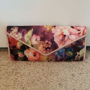 Floral print Clutch