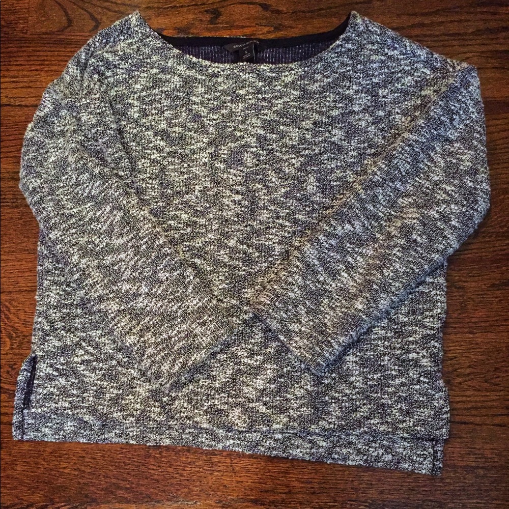 Black and White Banana Republic Sweater
