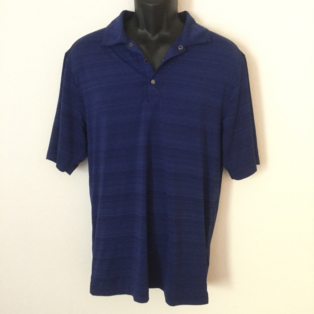 Nike Dri-Fit Tiger Woods Pro Striped Polo Shirt S