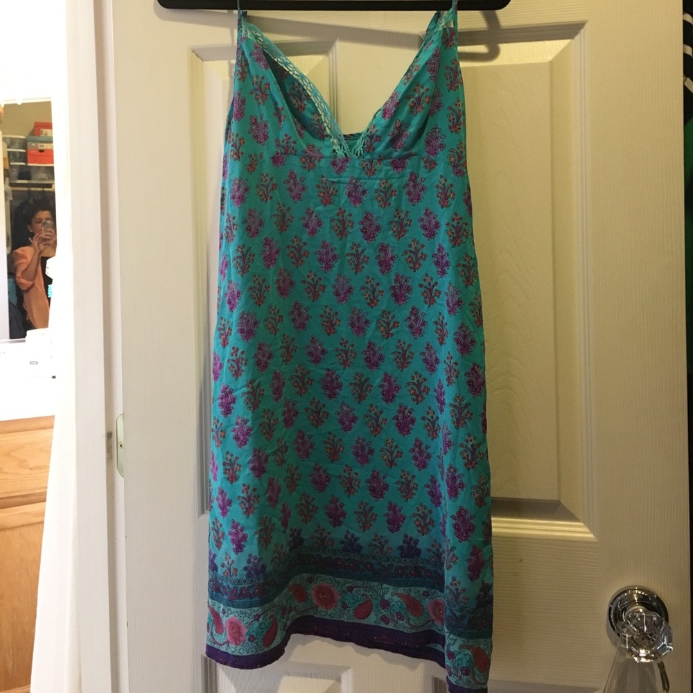 Silk mini dress