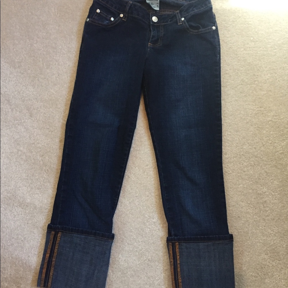 🚨Gasoline crop jeans