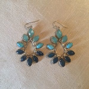 Kendra Scott fan stone earrings