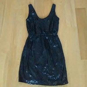 Black sequin dress