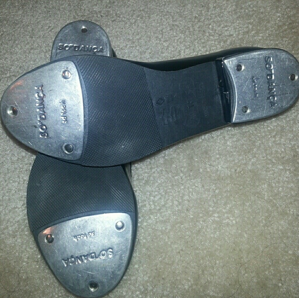 So Danca Tap Dance Shoes Size 1.5 Easy Closure