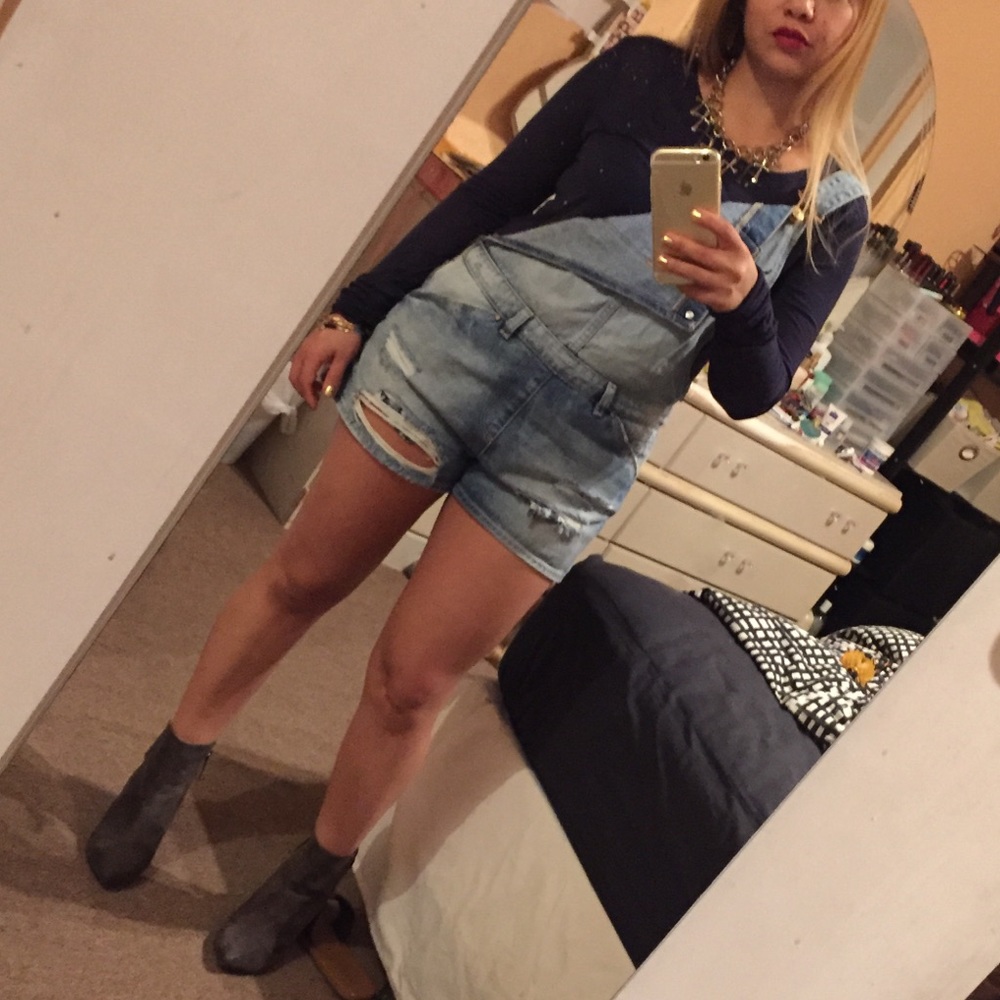 overall shorts