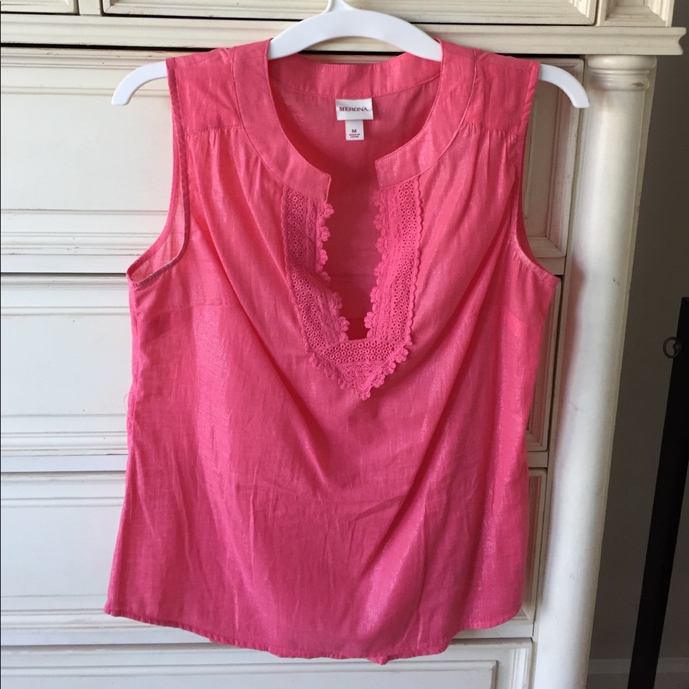 Pink Merona tank top