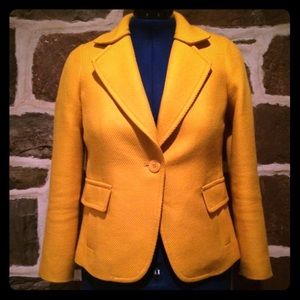 Chic Mustard Yellow Blazer