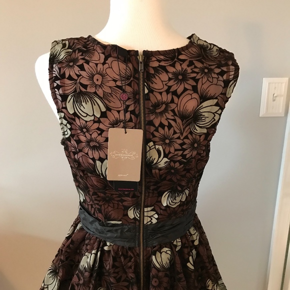ANTHROPOLOGIE CHRYSANTHEMUM TEA DRESS - Picture 5 of 7