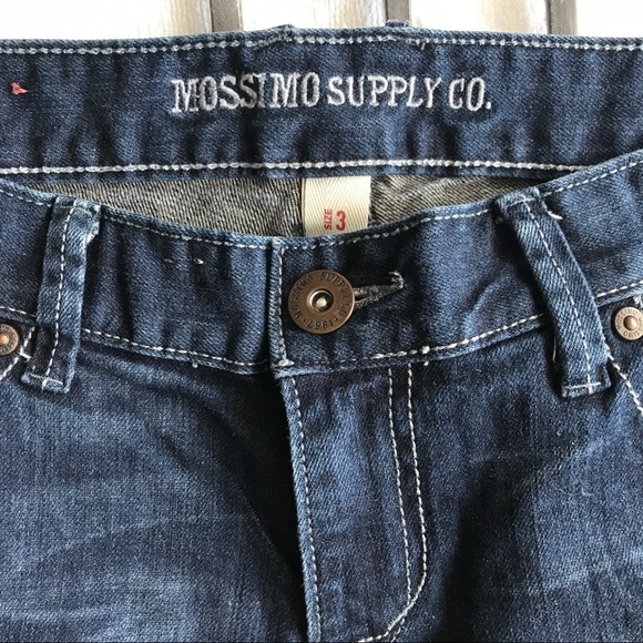 MOSSIMO Cropped Jeans Denim Capri EUC - Picture 2 of 5