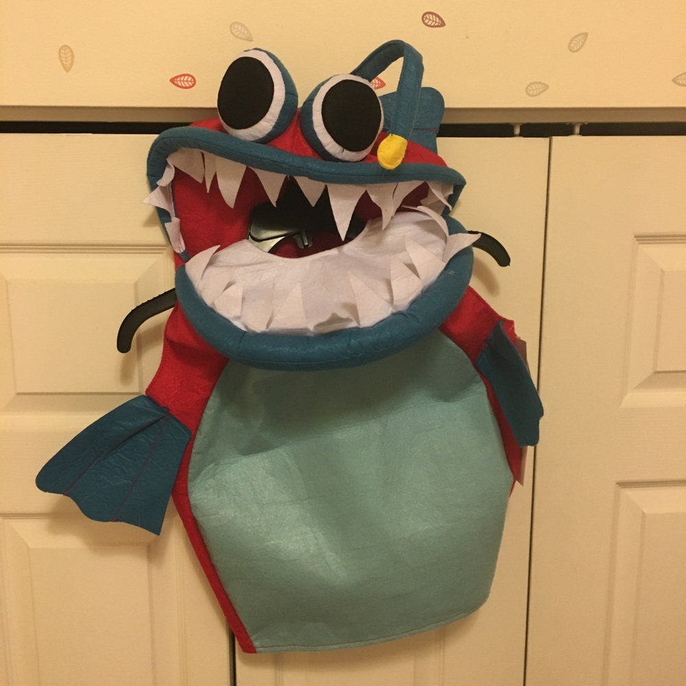Pottery Barn Kids Angler Fish Costume 3T