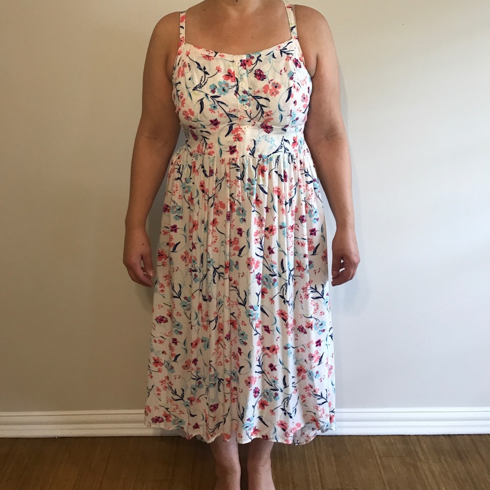 High-Low Floral Dress