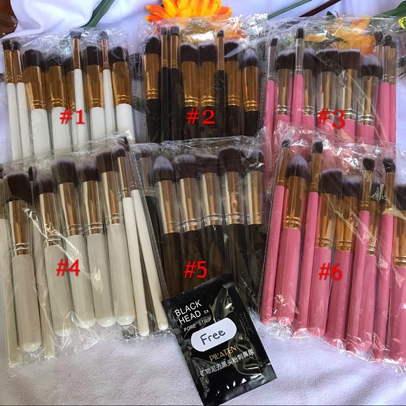 🎈SALE🎈 Bundle 10pcs Beauty Makeup Brushes Set - Picture 7 of 8
