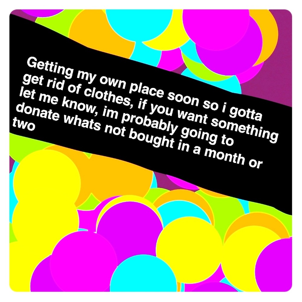 Donating soon!! I will add more while i pack more