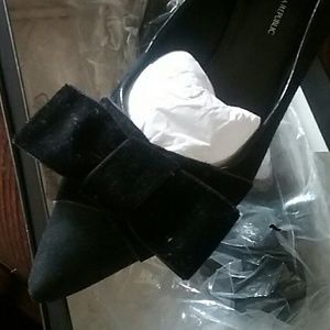 Suede and Velvet flats