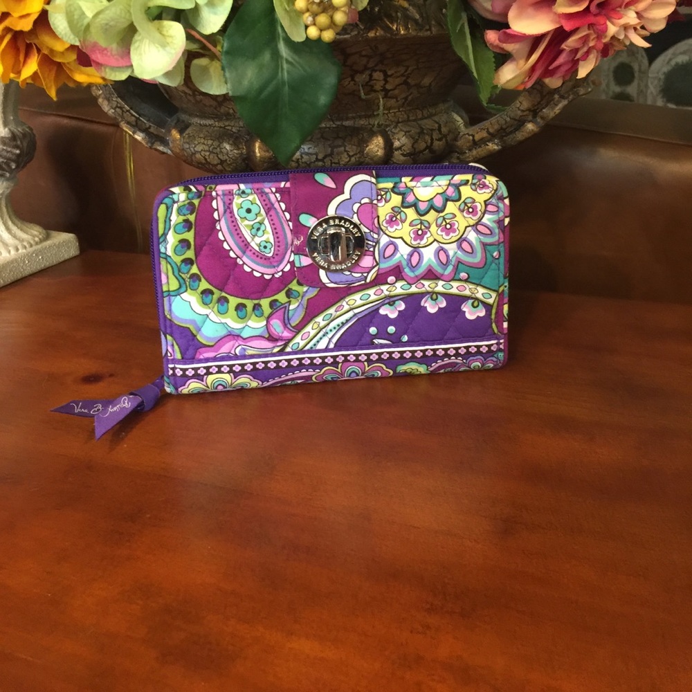 Vera Bradley Wallet in “Heather”