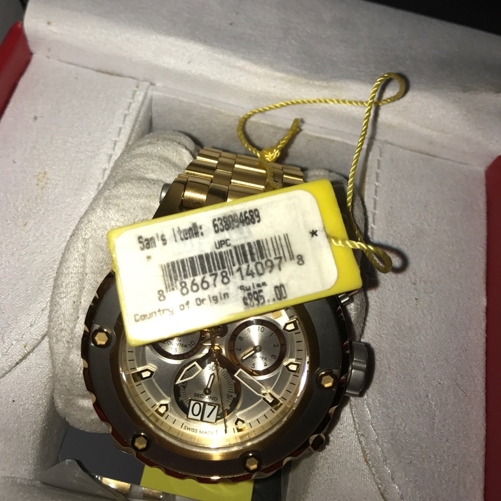 Invicta reserve. Dead stock never worn/tried.
