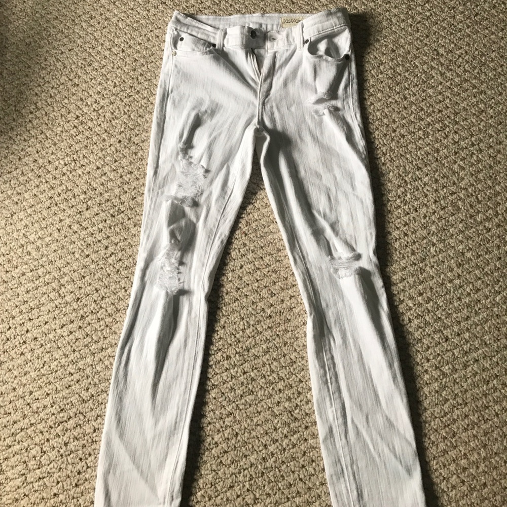 Pair of only worn once stitch fix white jeans