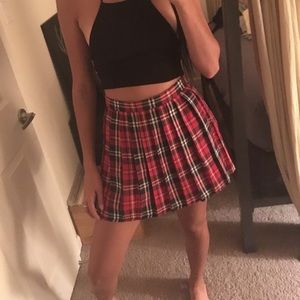 Plaid skirt