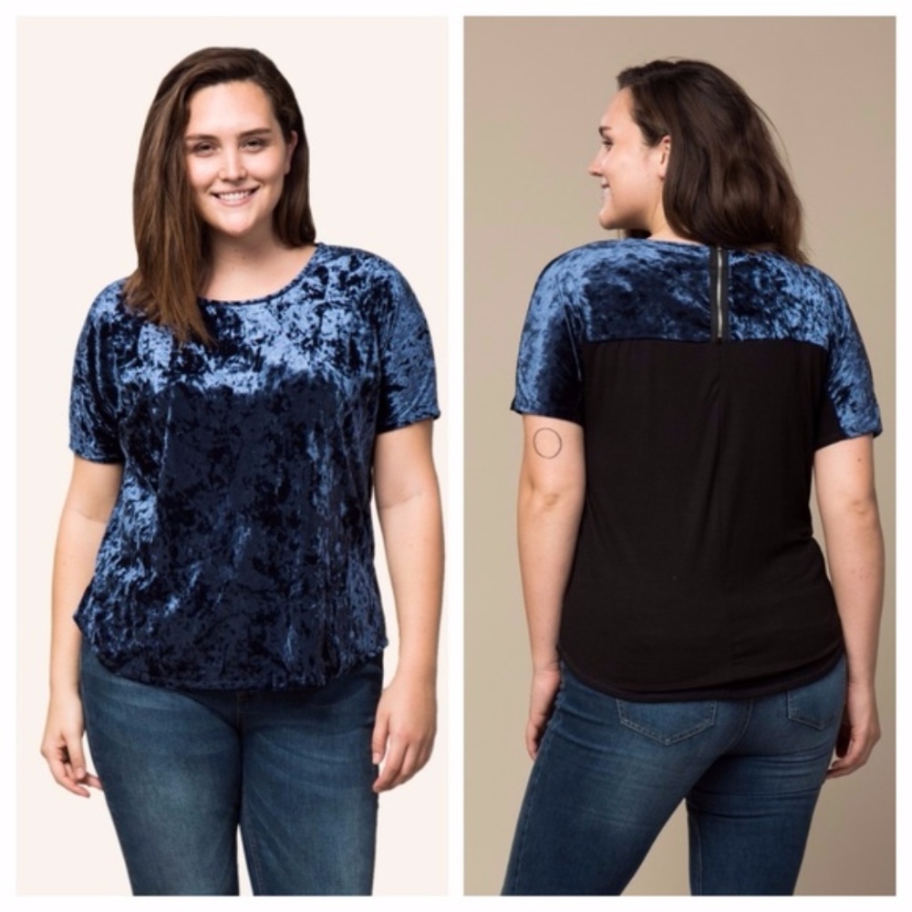 💠PLUS SIZE Velvet Top