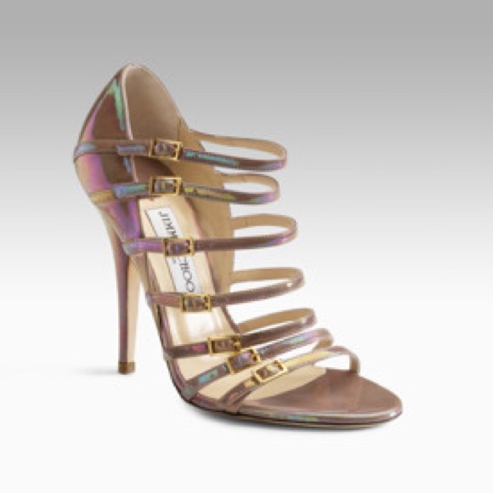 Jimmy Choo Atlas Patent Sandal size 7