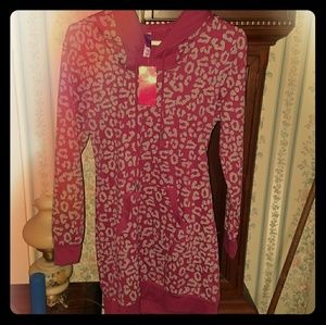 NWT Pink and gray shirt dress