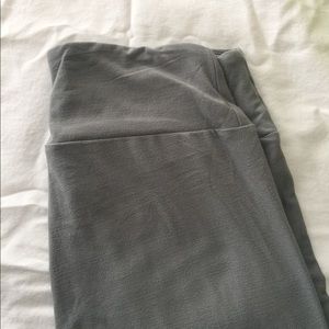 NEW OS LuLaRoe leggings light gray