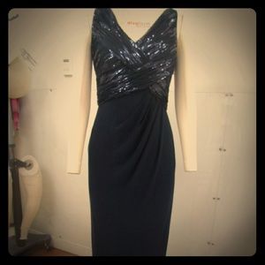 Ralph Lauren Sequin Bodice Knit Maxi