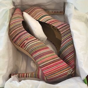Sam Edelman Hazel Multi-stripe heel (NEW)
