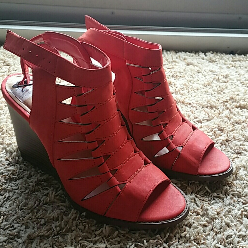 Blood orange wedges