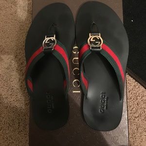 Men's Gucci Thong Flip Flops
