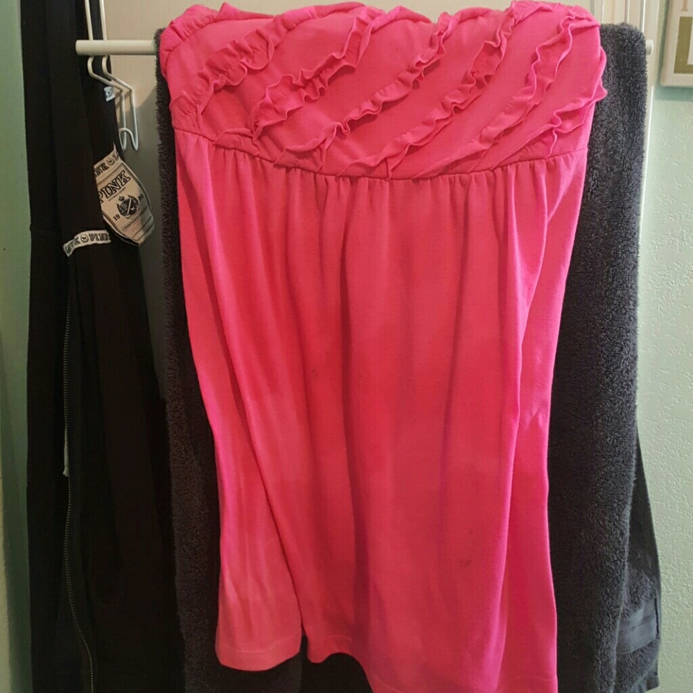 OP Long Strapless Bra Top